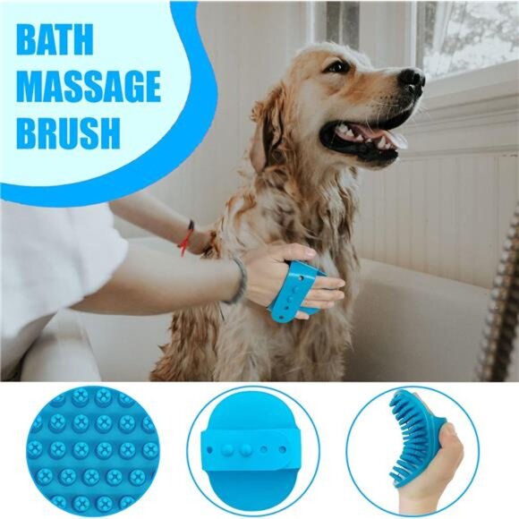 Dog Brush Dog Grooming Kit 5PCS -Dog Brushes for Grooming,Dog Brush for Shedding - Picture 5 of 7